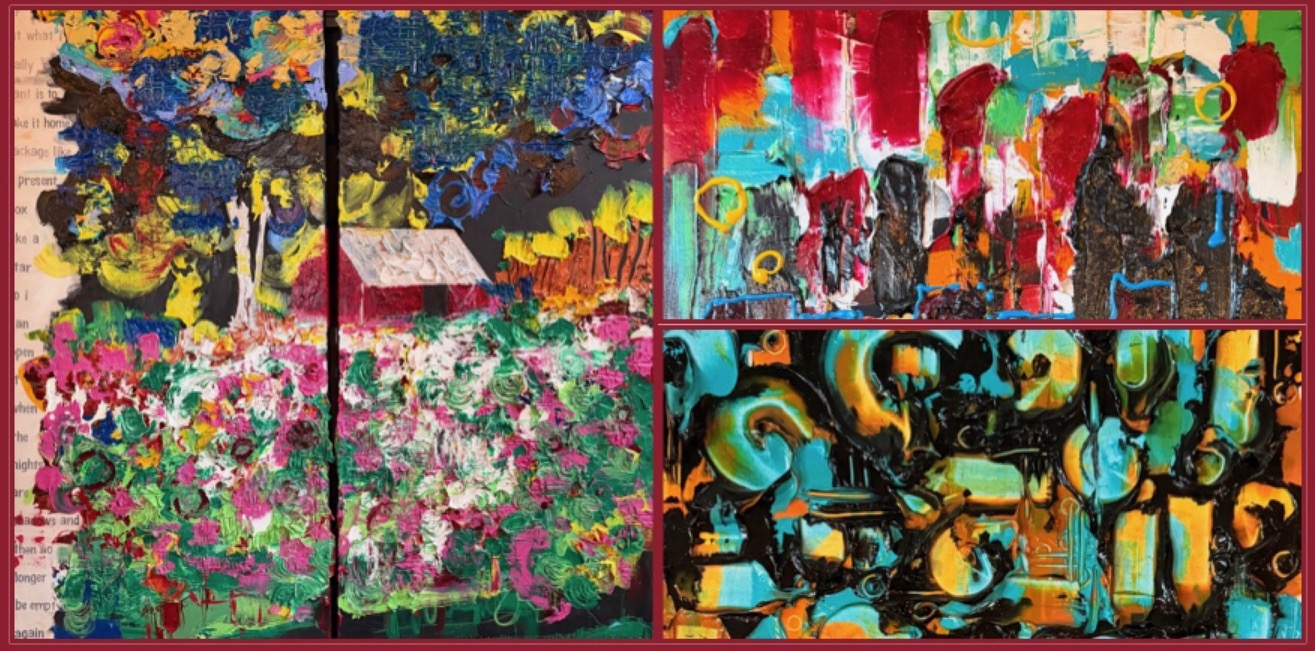 abstract paintings by Brooke