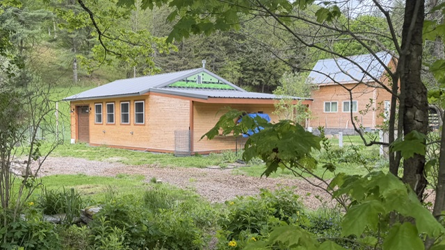 outbuilding on the Hillside Botanical Farm