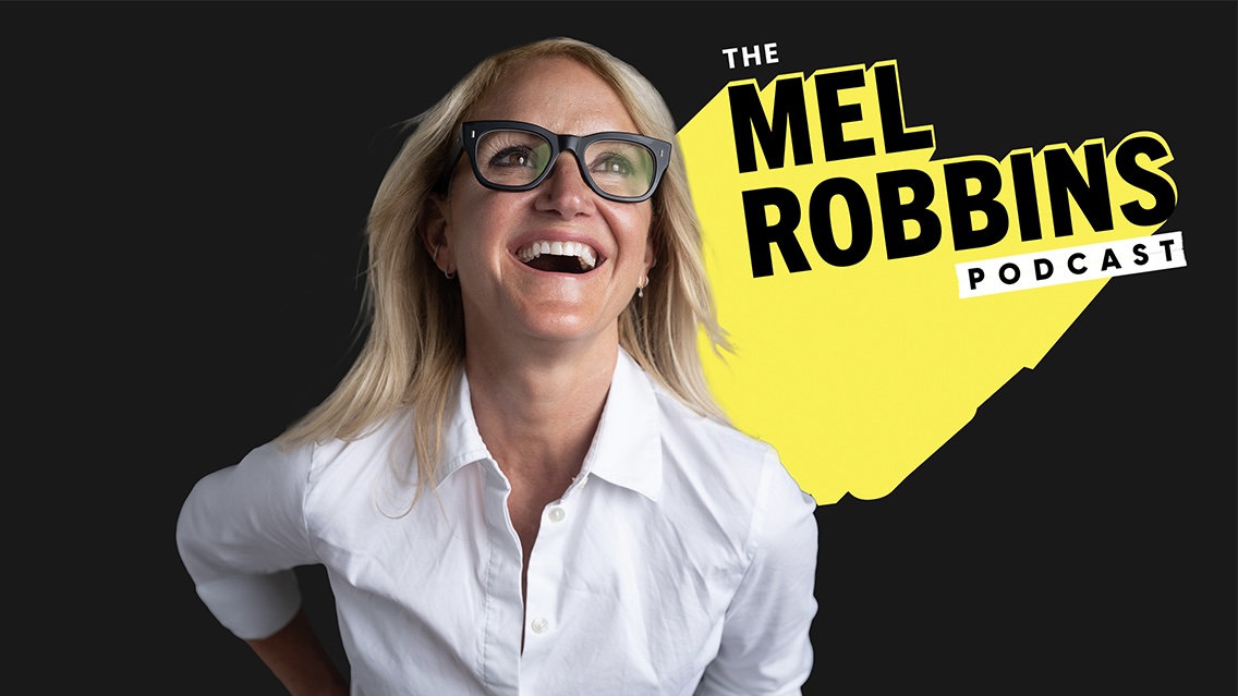 blond woman laughing in white shirt - poster for her show