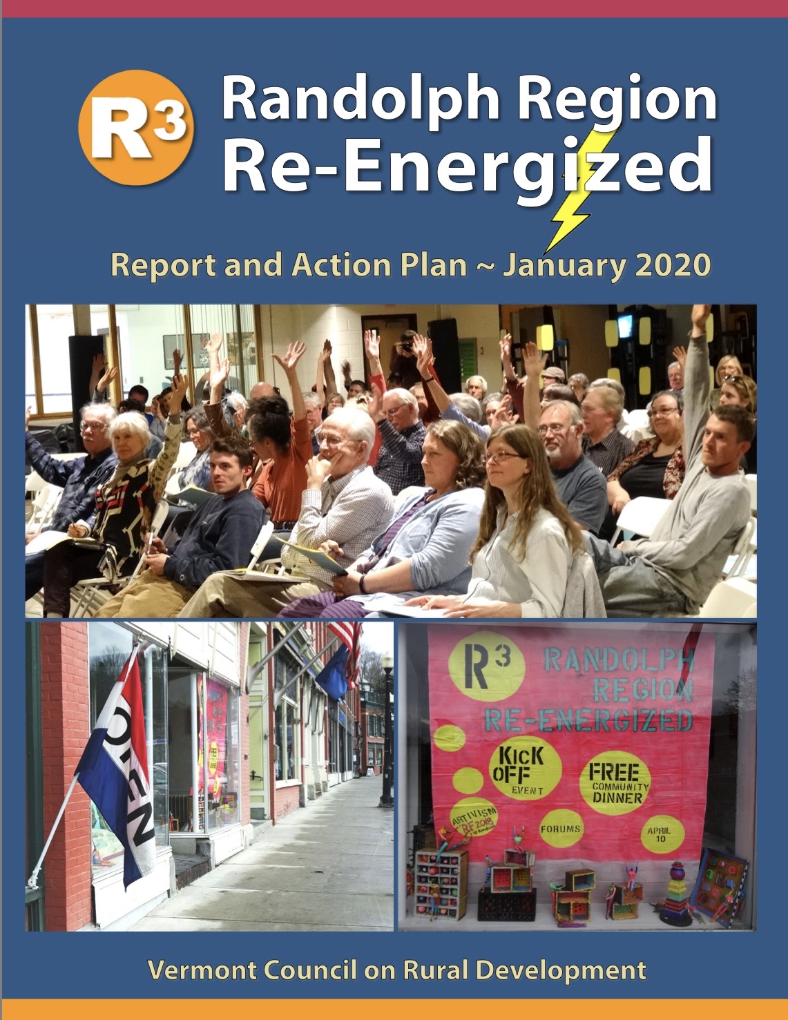 cover of community energy project w people talking