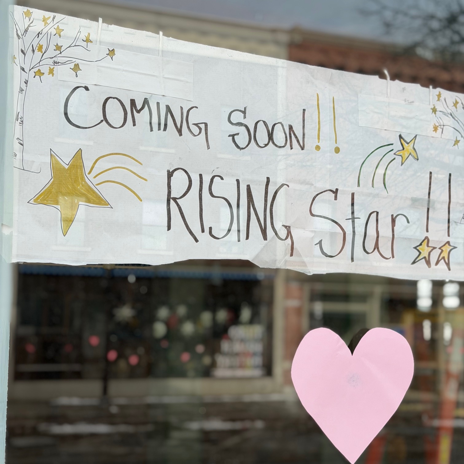 hand made sidn on door