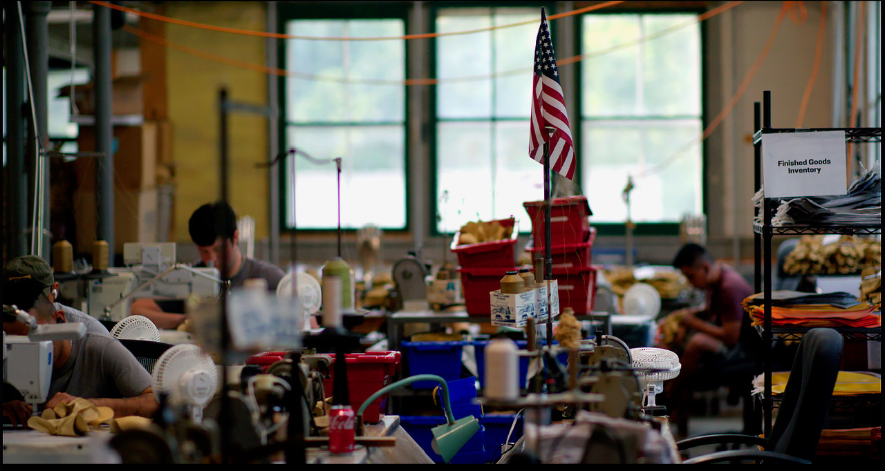 VT Glove factory floor