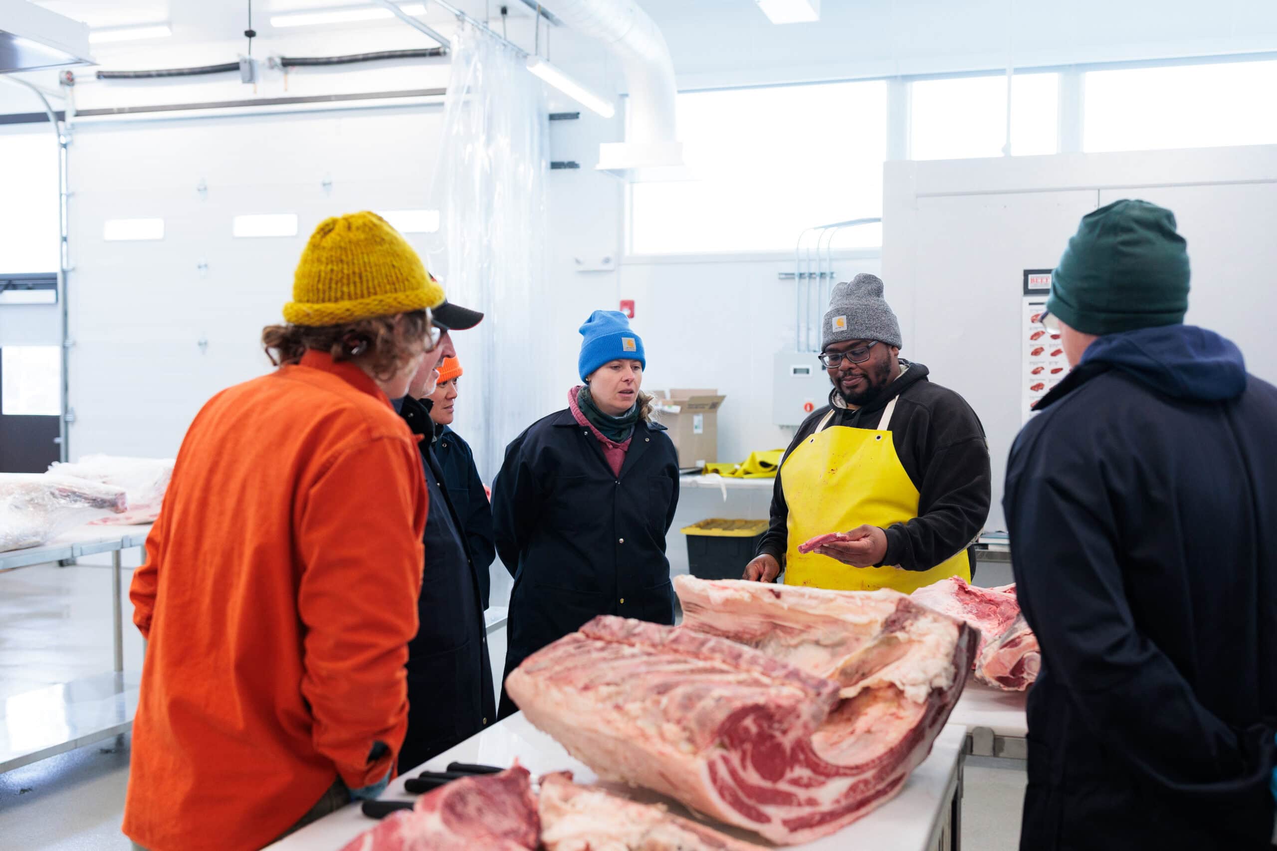 class in the butchery