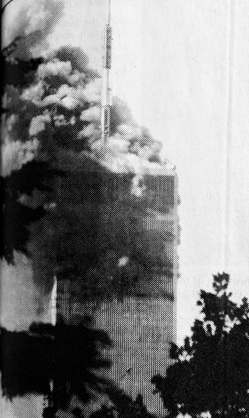 World Trade Center burning